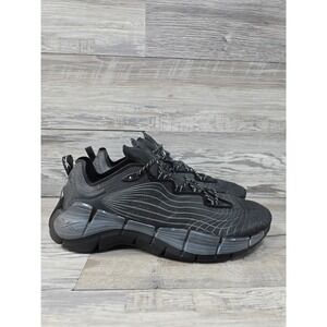 Reebok Zig Kinetica II 'Black Cold Grey' Men's Size 12 Athletic Shoes
